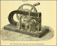 ca 1868 - handbetrieber Dynamo von Gramme