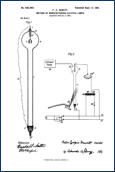 1901 - Quecksilber Lampe von P. C. Hewitt (US Patent 682.692)