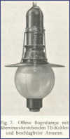 1913 - Flammenbogenlampe der Siemens-Schuckertwerke