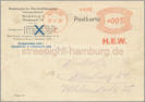 1928 - Benachrichtigungskarte der HEW