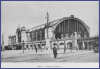 1913 - Dammtorbahnhof, Kandelaber auf Steinsockel