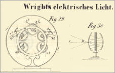 1845 - Wright´s Apparat zur Erzeugung von Licht mittelst elektrischer Ströme