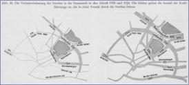 Vergleich der Verkehrsdichte zwischen 1928 und 1954 (Hamburg - Heimat und Weltstadt, 1956)