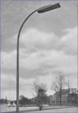 1953 - moderne Leuchte für die Lombardsbrücke (Quelle "Die neue Lombardsbrücke, 1953 FHH Baubehörde)