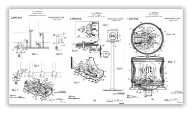US Patent 1,307,544 - Oscar A. Erdmann - Traffic Signal 29 Okt 1913
