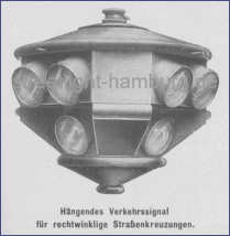 1925 - J. Pintsch - hängende Verkehrsampel (Ausstellungskatalog)