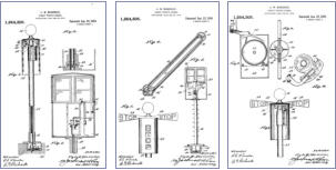 1916 - Street Traffic Signal Clyde W. Bakeslee (Quelle US Patentamt)